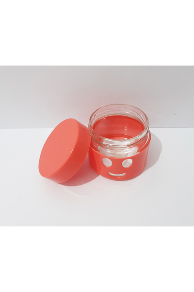 renkli çiçekler 300 ml Mini Glass Jar with Figure Pattern