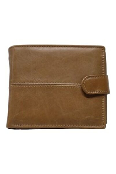 Vera Pelle Men's Genuine Leather Wallet, RFID, 9 Compartments, Gift Box - Q3181 (Brown)