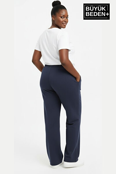 Superlife Women's Plus Size Relaxed Fit Leggings Ar Printed Elastic Waist Sweatpants Spr26Eak952-1