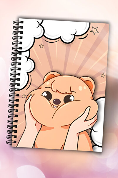 MG Office Caiet Foaie Velina A5 Spirala 80 File Quokka Caiete Notite Foi Netede Albe 80g/mp Glossy Softcover