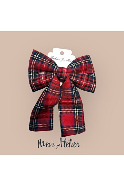 Mevi Atelier منقوشة القوس مشبك