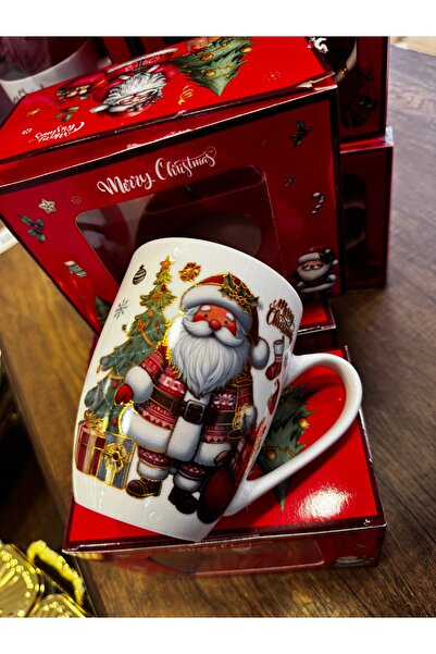 hediye Esterhomedecor Christmas Themed Gift Porcelain Mug