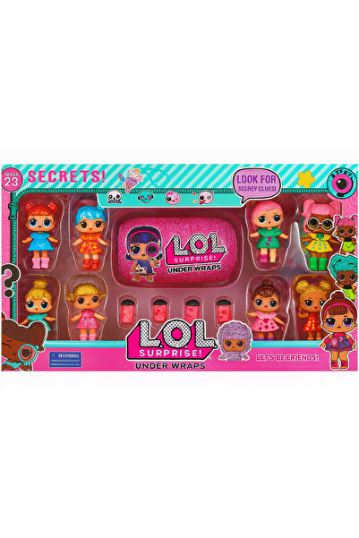 REZZOSS مجموعة دمى مفاجأة LOL من 8 قطع - دمى مفاجئة للبنات الصغيرات | مجموعة ألعاب دمى صغيرة قابلة للتجميع كهدية