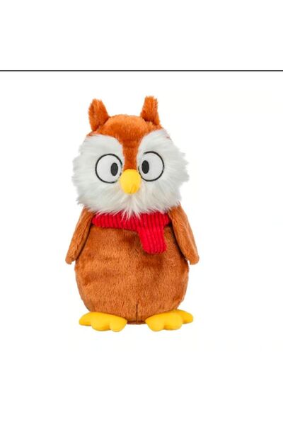 Trixie Xmas Owl Plush Dog Toy with Sound, 33 cm
