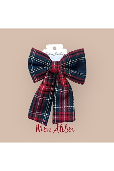 Mevi Atelier منقوشة القوس مشبك