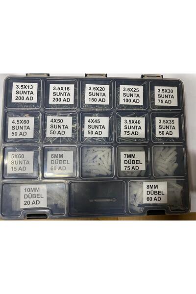 vipax MUTLU FOREVER 1230 LU SUNTA VİDASI VE DÜBEL SETİ