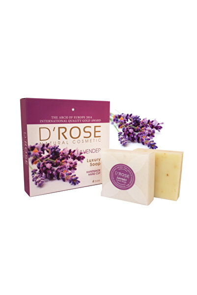 D'Rose Natural Cosmetic Natural Herbal Lavender Soap 4 X 100 Gr - Silky Soap ...