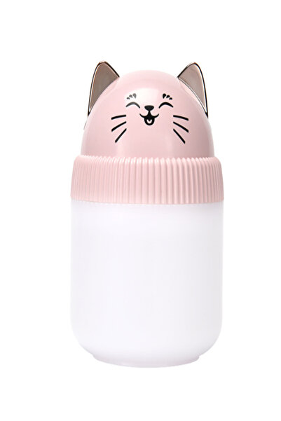 OEM Umidificator ultrasunete tip pisică, 220 ml, aromaterapie, 7 lumini LED, ...