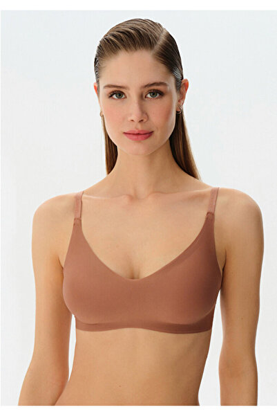 SUWEN Nude Invisible Soft Lazer Kesim Balensiz Sütyen
