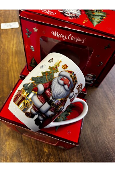 hediye Esterhomedecor Christmas Themed Gift Porcelain Mug