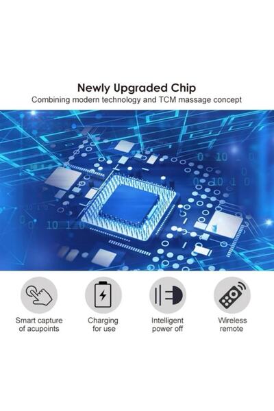 MeK Fine EMS Foot Massager with Remote, 19 Intensities, 8 Modes, USB Charging, Black -