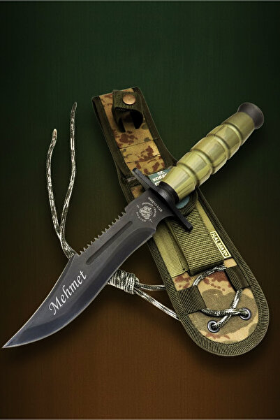 İŞTE BU Kişiye Özel İsimli İsim Baskılı Halmak Komando Bıçak 0698 30 CM