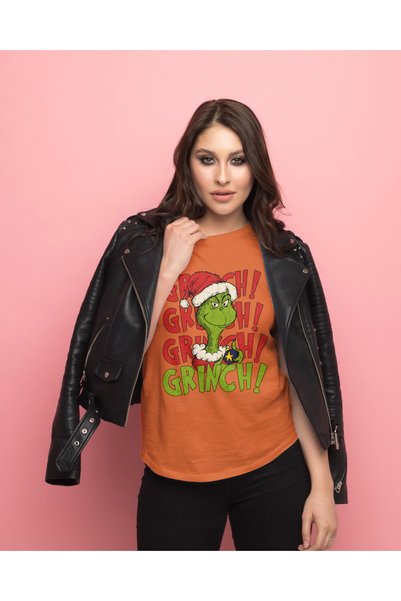 MVRDAR Tricou de Craciun unisex din 100% bumbac pentru femei si barbati