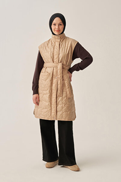 ALLDAY Belted quilted vest