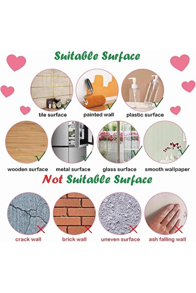 Generic Pink Clouds and Stars Removable Vinyl Wall Stickers for Nursery & Kids Room