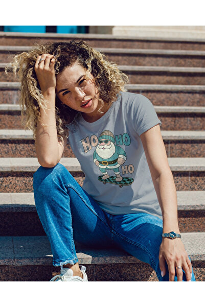 MVRDAR Tricou de Craciun unisex din 100% bumbac pentru femei si barbati
