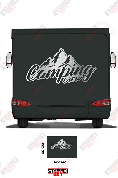 STİCKERCI BEY Camping Mountain View Caravan Sticker Coating