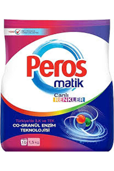 Peros Matik Toz Deterjan Canlı Renkler 1,5 Kg - 10 Yıkama