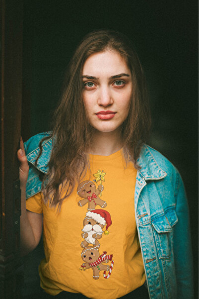 MVRDAR Tricou de Craciun unisex din 100% bumbac pentru femei si barbati