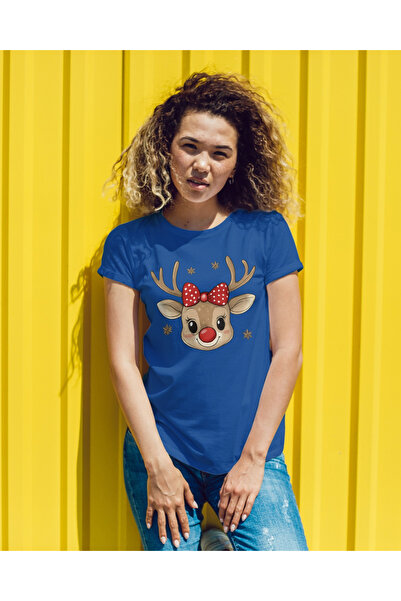 MVRDAR Tricou de Craciun unisex din 100% bumbac pentru femei si barbati