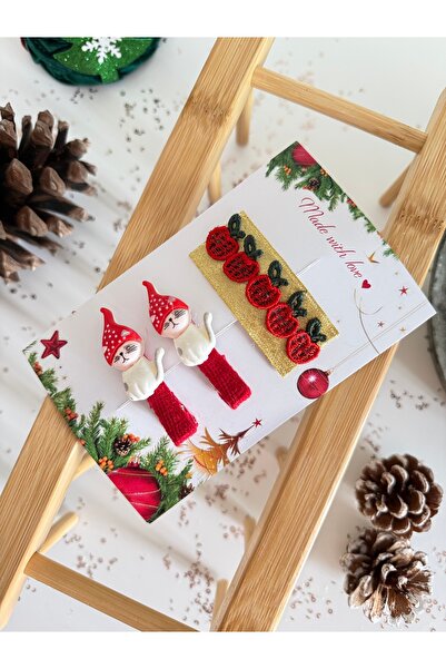 PURPLE'S BİR TUTAM MUTLULUK 3-Piece Cat and Pomegranate Detailed Girl's Baby Buckle