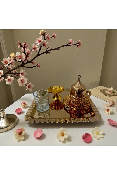 E orient Coffee Presentation Set – Coffee Cup, Water Glass, Turkish Delight B...