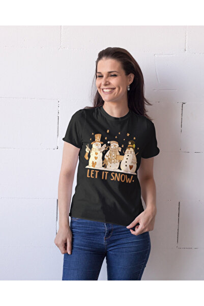 MVRDAR Tricou de Craciun unisex din 100% bumbac pentru femei si barbati