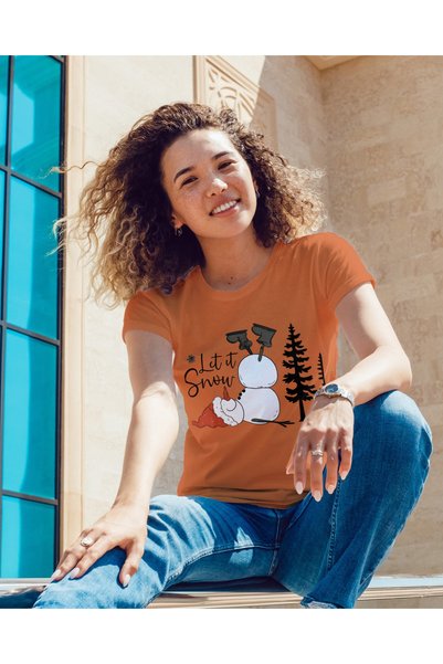 MVRDAR Tricou de Craciun unisex din 100% bumbac pentru femei si barbati