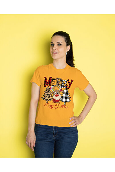 MVRDAR Tricou de Craciun unisex din 100% bumbac pentru femei si barbati