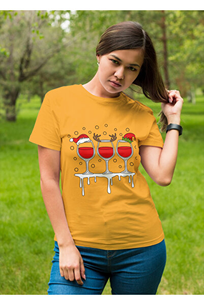 MVRDAR Tricou de Craciun unisex din 100% bumbac pentru femei si barbati