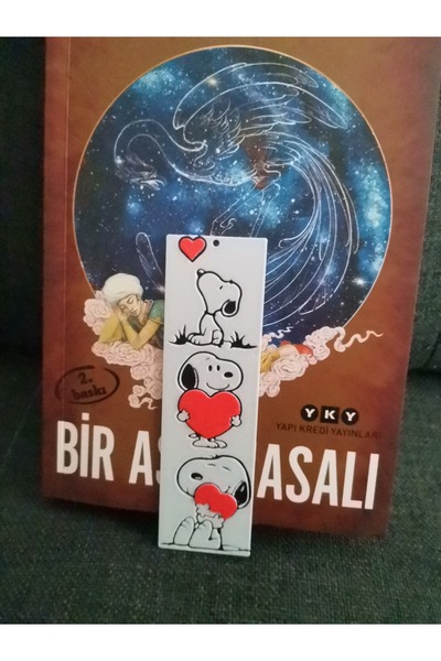 Hediyem Senin İçin Snoopy Figured Bookmark |   3D Printer Production Custom D...