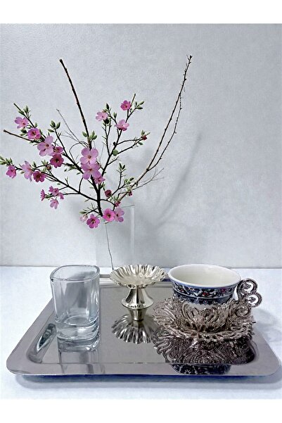 E orient Coffee Presentation Set – Coffee Cup, Water Glass, Turkish Delight Bowl and Tray