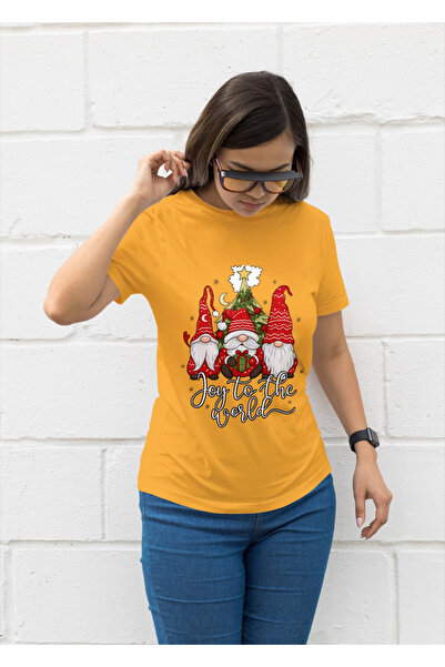 MVRDAR Tricou de Craciun unisex din 100% bumbac pentru femei si barbati