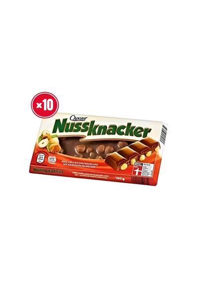 Nestle NUSSKNACKER FINDIKLI ÇİKOLATA 100 GR X 10
