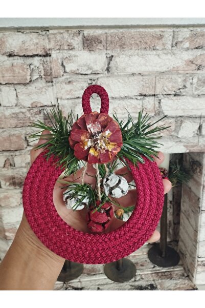 bayram taşcıoğlu home desing Christmas Concept Pine Cone Garland Gift Door Wall Ornament Christmas Decor