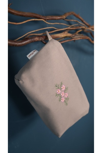 Las Vivas Kids Otantik Bez Cüzdan, Bohem Makyaj Çantası, Kalemlik, Çok Amaçlı Mini Çanta