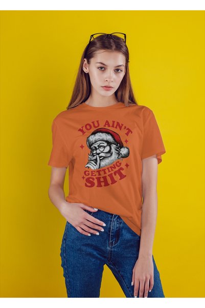 MVRDAR Tricou de Craciun unisex din 100% bumbac pentru femei si barbati