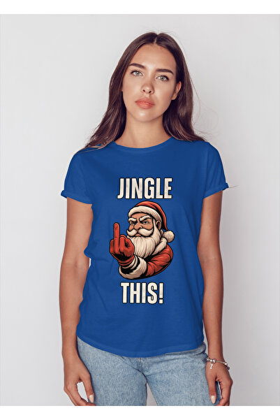 MVRDAR Tricou de Craciun unisex din 100% bumbac pentru femei si barbati