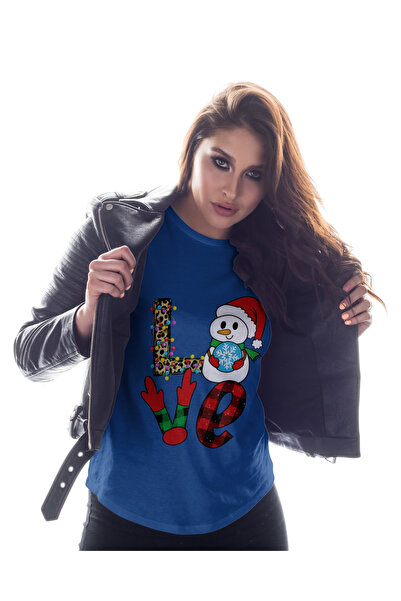 MVRDAR Tricou de Craciun unisex din 100% bumbac pentru femei si barbati