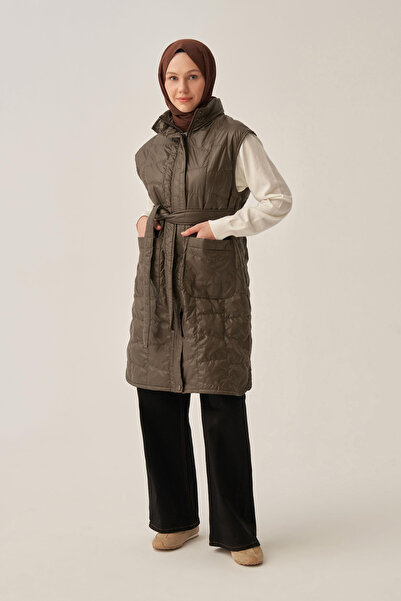 ALLDAY Belted quilted vest