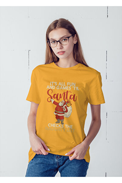 MVRDAR Tricou de Craciun unisex din 100% bumbac pentru femei si barbati