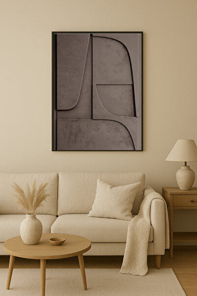 seninürünün Sionya 12 - Pictură abstractă modernă unică cu imprimare pe pânză...