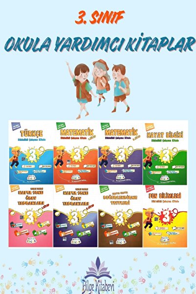 Hakim Yayınları 3.Sınıf Yeni Nesil Beceri Temelli Etkinlikli Hakim Set (8 Kitap)