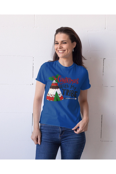 MVRDAR Tricou de Craciun unisex din 100% bumbac pentru femei si barbati