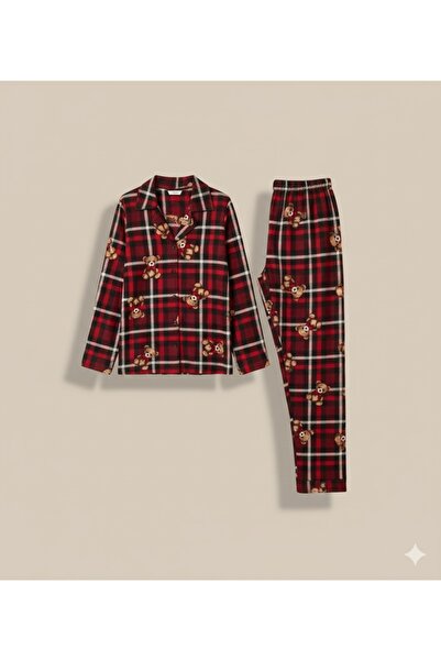 BOYRAZ Ayıcık desenli pijama