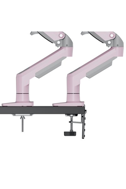 YUWA Monitor Stand North Bayou Nb F80 Single Monitor Stand with Shock Absorber Pink Pink (17-30 Inch)-(2-9 kg)