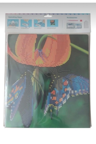 iğne izi Beaded Stone Mosaic Diamond Tapestry Painting Picture Puzzle Diamond Painting 21X25 for Children