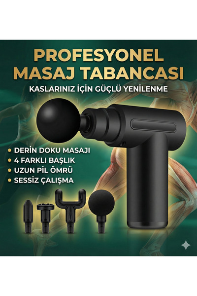 CALIBURN Profesyonel Şarjlı Masaj Tabancası - Derin Doku Perküsyon Masaj Alet...