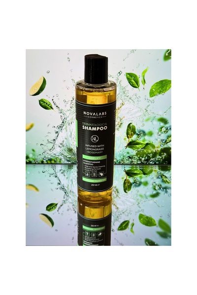OEM Amplify Shampoo with Lemongrass & Rosemary, Hair Growth and Strengthening, Sulfate Free