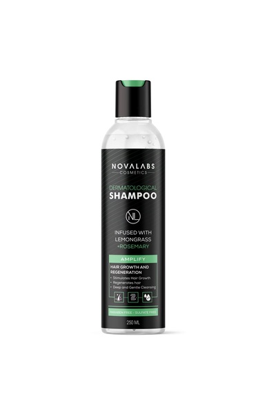 OEM Amplify Shampoo with Lemongrass & Rosemary, Hair Growth and Strengthening, Sulfate Free
